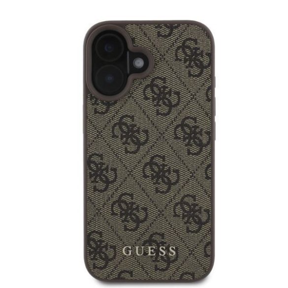 Guess GUHCP16SG4GFBR 4G Classic keménytok iPhone 16 - barna