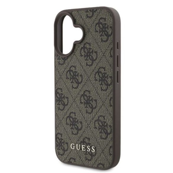 Guess GUHCP16SG4GFBR 4G Classic keménytok iPhone 16 - barna