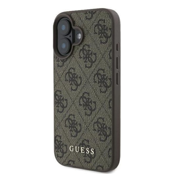 Guess GUHCP16MG4GFBR 4G Classic keménytok iPhone 16 Plus - barna