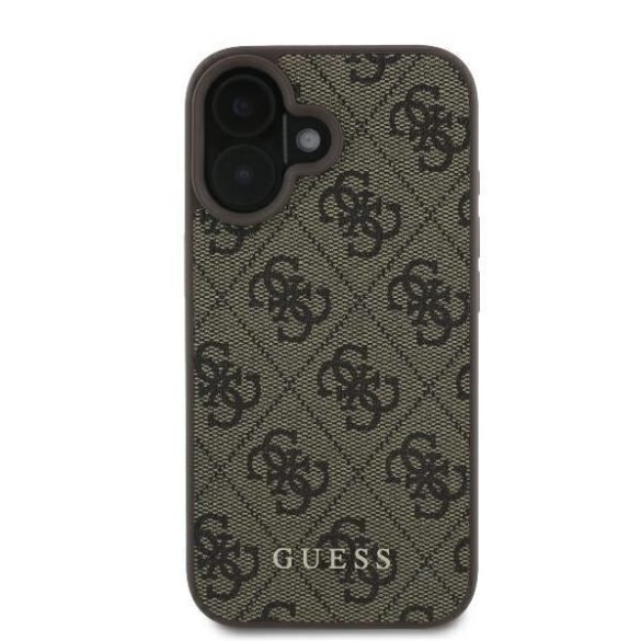 Guess GUHCP16MG4GFBR 4G Classic keménytok iPhone 16 Plus - barna