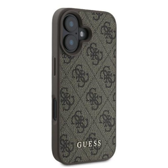 Guess GUHCP16MG4GFBR 4G Classic keménytok iPhone 16 Plus - barna