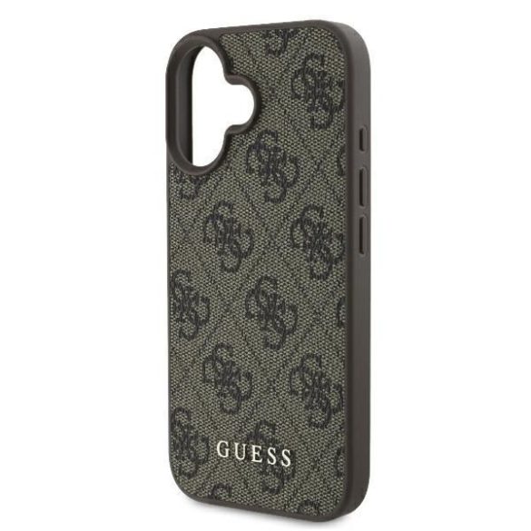 Guess GUHCP16MG4GFBR 4G Classic keménytok iPhone 16 Plus - barna