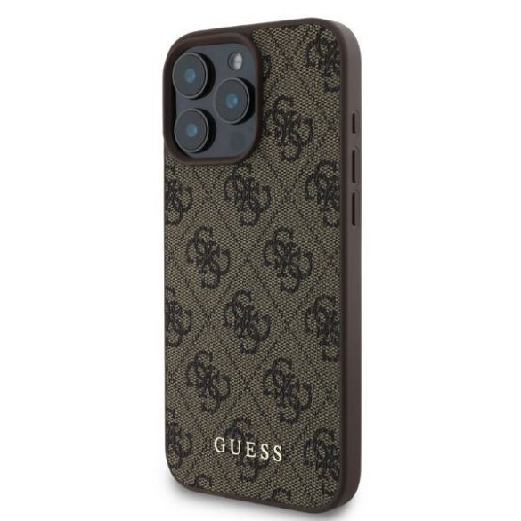 Guess GUHCP16LG4GFBR 4G Classic keménytok iPhone 16 Pro - barna