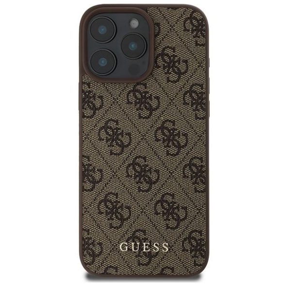 Guess GUHCP16XG4GFBR 4G Classic keménytok iPhone 16 Pro Max - barna