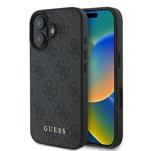 Guess GUHCP16MG4GFGR 4G Classic keménytok iPhone 16 Plus - fekete