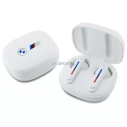   BMW BMBEMIATP20LOH Printed Logos TWS Bluetooth vezeték nélküli fülhallgató - fehér