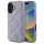 Guess GUHCP16SPSQSQSU Quiled Metal Logo keménytok iPhone 16 - lila