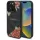 Guess GUHMP16LP4ROPEMCK 4G Flowers Print MagSafe-kompatibilis tok iPhone 16 Pro - fekete