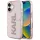 Karl Lagerfeld IML strasszos logós tok iPhone 16, rózsaszín