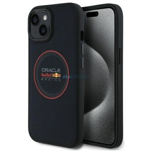 Red Bull RBHMP14S24PUILVR Leather Red Ring MagSafe-kompatibilis tok iPhone 14 - sötétkék