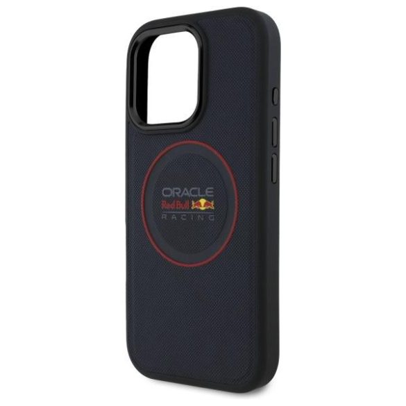 Red Bull RBHMP16X24PUILVR Leather Red Ring MagSafe-kompatibilis tok iPhone 16 Pro Max - sötétkék