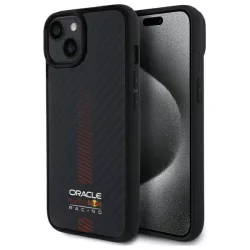   Red Bull RBHMP14S24CFGSMK Carbon Fiber Power Bar MagSafe-kompatibilis tok iPhone 14 - fekete
