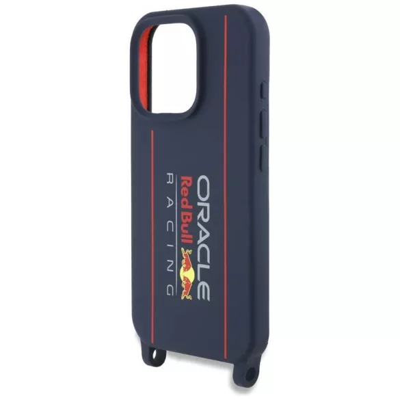 Red Bull RBHMP16X24SISOLRV iPhone 16 Pro Max 6.9" keménytok szilikon pánt és függőleges logó MagSafe