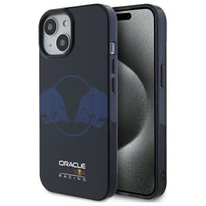 Red Bull RBHMP15S24HIDBV IML Two Bulls MagSafe-kompatibilis tok iPhone 15 - sötétkék