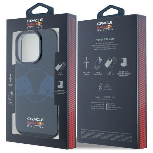 Red Bull RBHMP16X24HIDBV IML Two Bulls MagSafe-kompatibilis tok iPhone 16 Pro Max - sötétkék