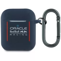   Red Bull RBA2SIVSV Silicone Logo & Lines tok AirPods 1/2 - piros