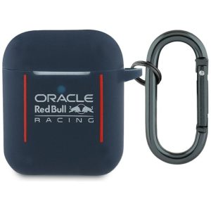Red Bull RBA2SIVSV Silicone Logo & Lines tok AirPods 1/2 - piros