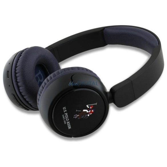 U.S. Polo Assn. USHPV6PCOV DH Color Logo Bluetooth vezeték nélküli fejhallgató - sötétkék