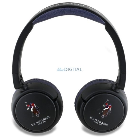 U.S. Polo Assn. USHPV6PCOV DH Color Logo Bluetooth vezeték nélküli fejhallgató - sötétkék