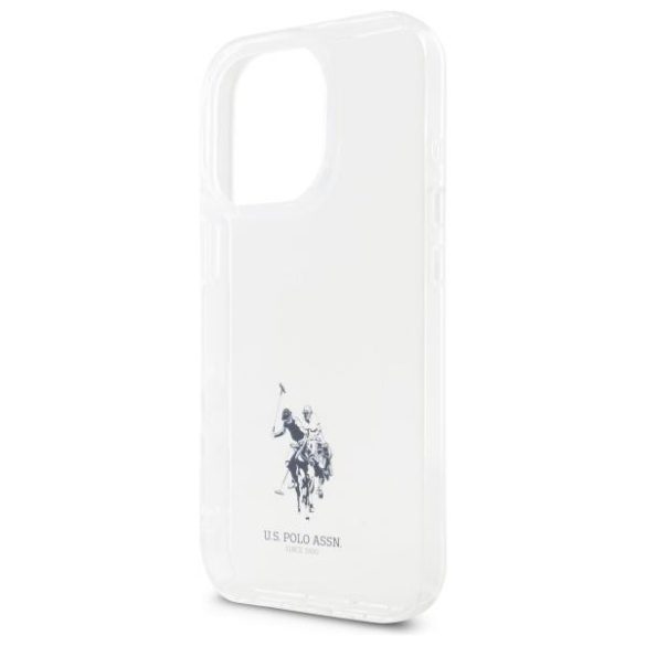 U.S. Polo Assn. USHCP15XUSMT IML Printed Double Horse Logo tok iPhone 15 Pro Max - átlátszó