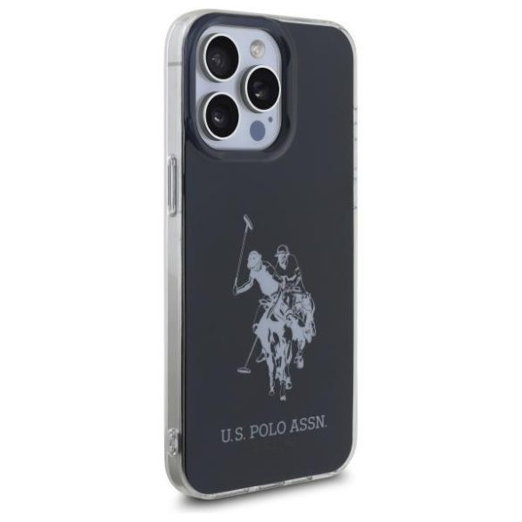 U.S. Polo Assn. USHCP15XTPUHRBK Shiny Big Logo tok iPhone 15 Pro Max - fekete