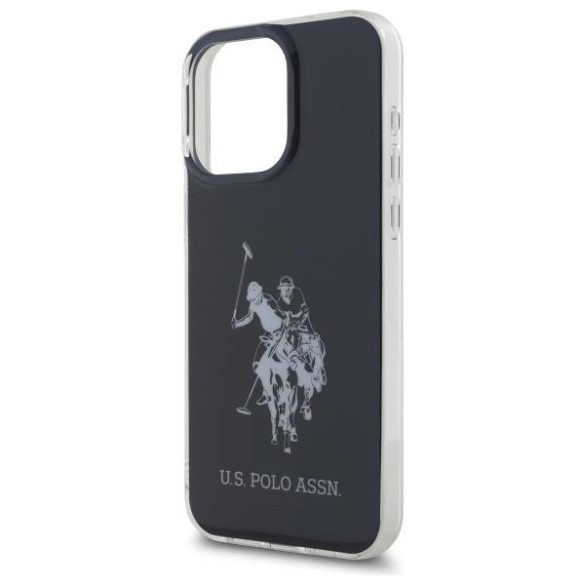 U.S. Polo Assn. USHCP15XTPUHRBK Shiny Big Logo tok iPhone 15 Pro Max - fekete