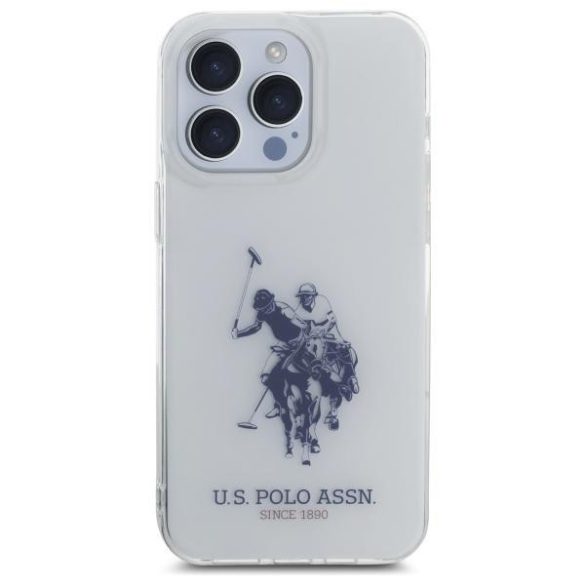 U.S. Polo Assn. USHCP15XTPUHRBH Shiny Big Logo tok iPhone 15 Pro Max - fehér