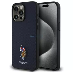   U.S. Polo Assn. USHCP15XPEMV Embroidered DH Color tok iPhone 15 Pro Max - sötétkék