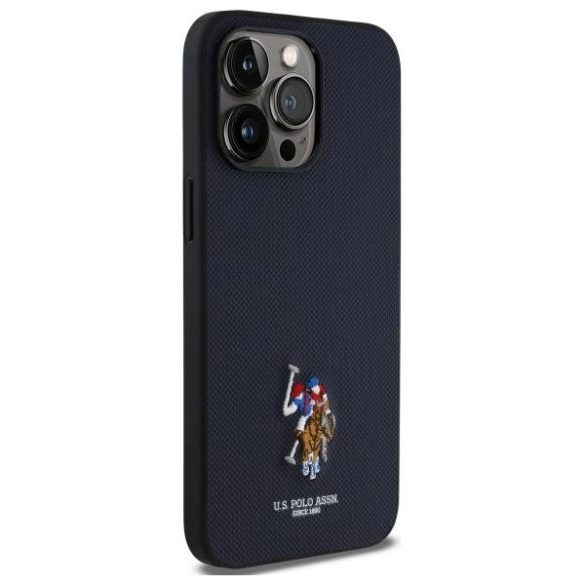 U.S. Polo Assn. USHCP15XPEMV Embroidered DH Color tok iPhone 15 Pro Max - sötétkék