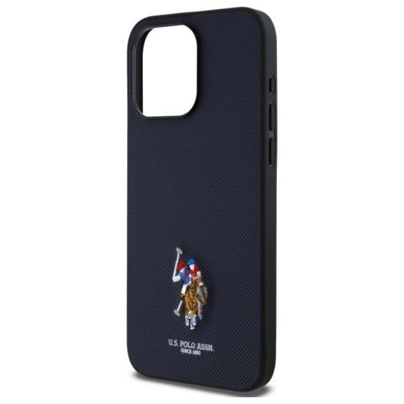 U.S. Polo Assn. USHCP15XPEMV Embroidered DH Color tok iPhone 15 Pro Max - sötétkék