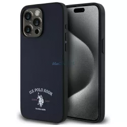   U.S. Polo Assn. USHCP15XPARV Printed DH Logo tok iPhone 15 Pro Max - sötétkék