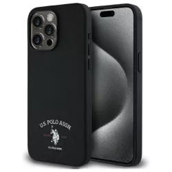   U.S. Polo Assn. USHCP15XPARK Printed DH Logo tok iPhone 15 Pro Max - fekete