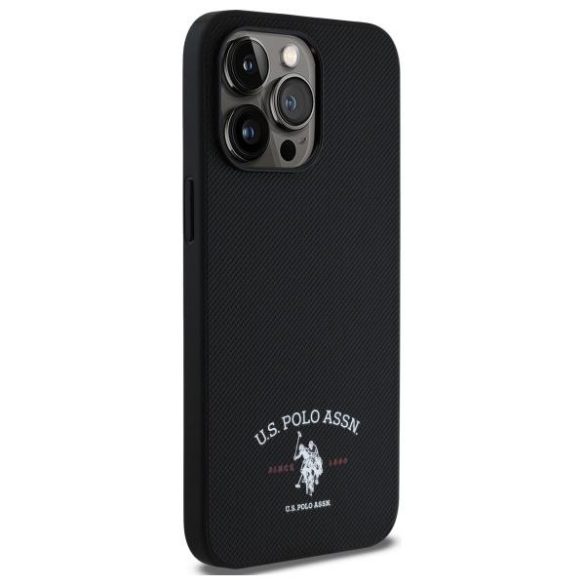 U.S. Polo Assn. USHCP15XPARK Printed DH Logo tok iPhone 15 Pro Max - fekete