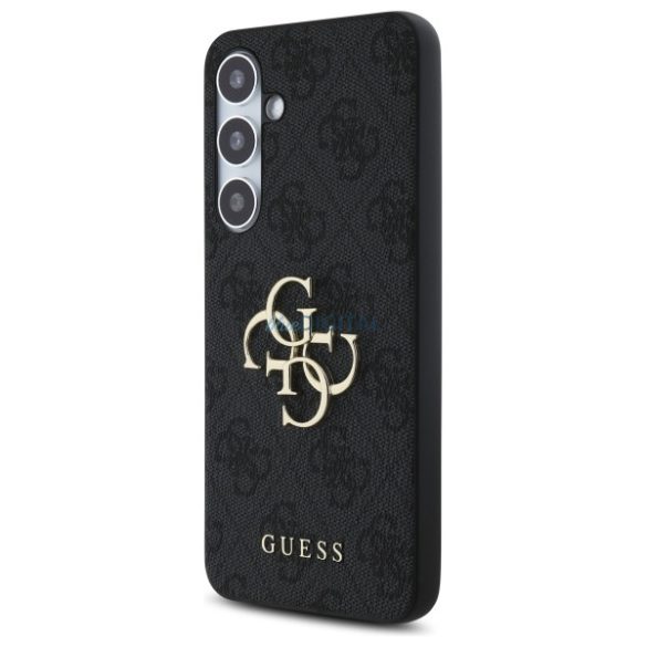 Guess GUHCS24FE4GMGGR 4G Big Metal Logo keménytok Samsung Galaxy S24 FE - fekete