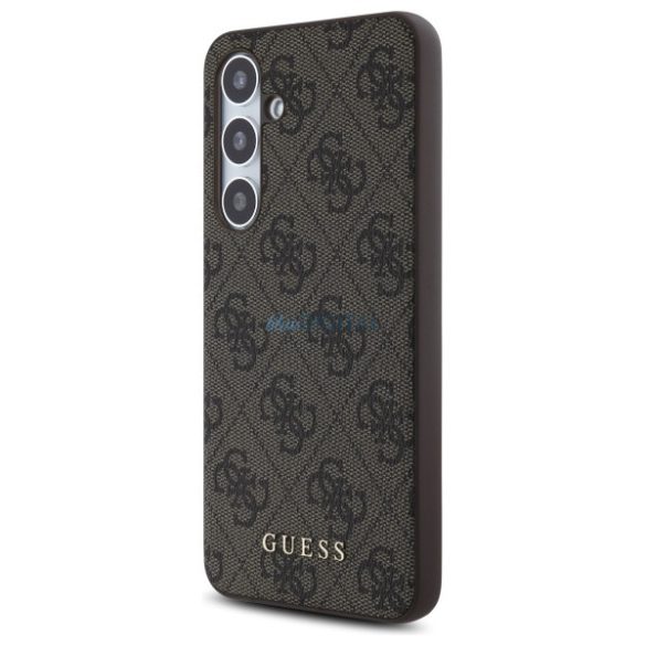 Guess GUHCS24FEG4GFBR 4G Metal Gold Logo keménytok Samsung Galaxy S24 FE - barna