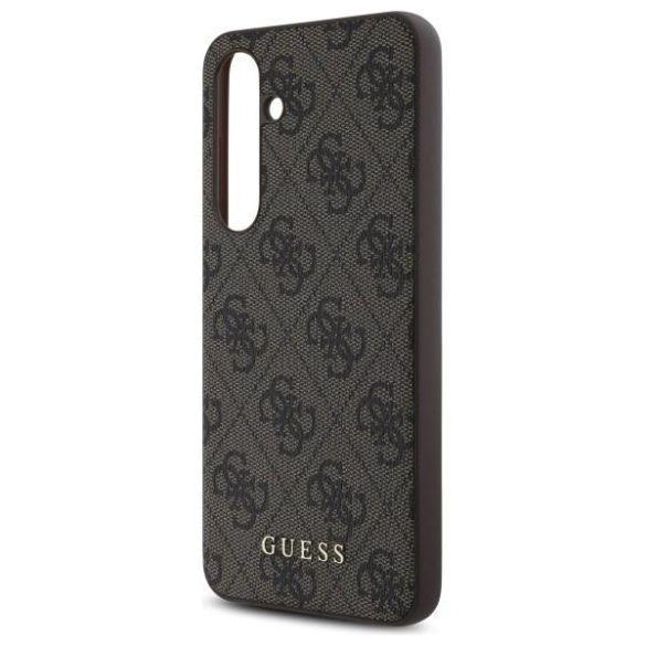 Guess GUHCS24FEG4GFBR 4G Metal Gold Logo keménytok Samsung Galaxy S24 FE - barna