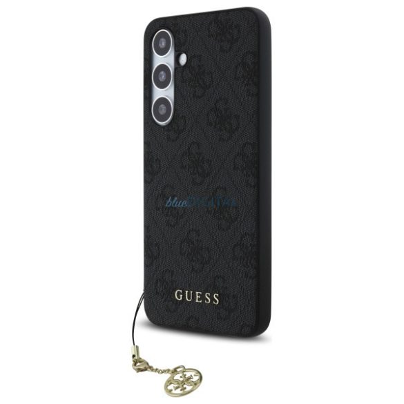 Guess GUHCS24FEGF4GGR 4G Charms Collection keménytok Samsung Galaxy S24 FE - fekete