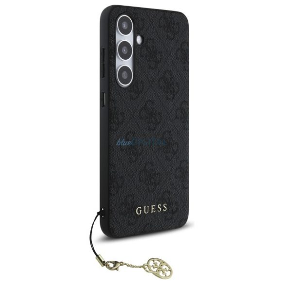 Guess GUHCS24FEGF4GGR 4G Charms Collection keménytok Samsung Galaxy S24 FE - fekete