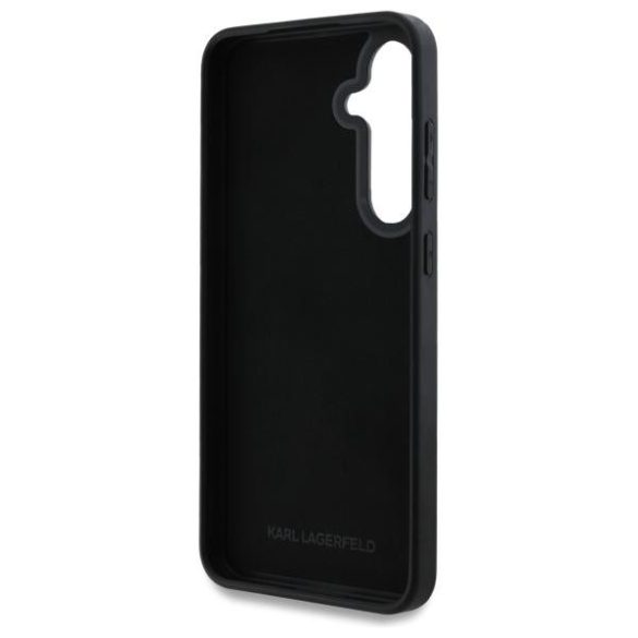 Karl Lagerfeld KLHCS24FE3DRKCNK 3D Rubber Karl&Choupette tok Samsung Galaxy S24 FE - fekete