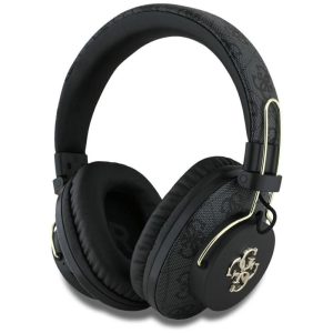 Guess GUBHS72P4FC4MK Metal 4G Logo Bluetooth vezeték nélküli fejhallgató ENC - fekete