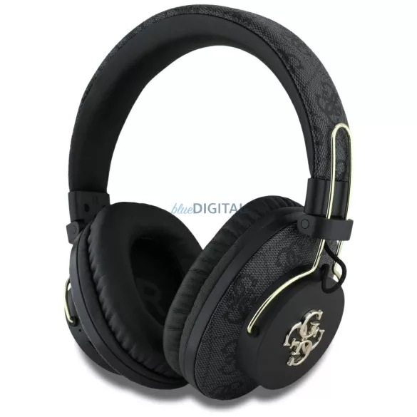 Guess GUBHS72P4FC4MK Metal 4G Logo Bluetooth vezeték nélküli fejhallgató ENC - fekete