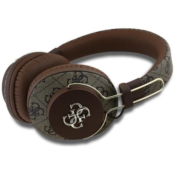 Guess GUBHS72P4FC4MW Metal 4G Logo Bluetooth vezeték nélküli fejhallgató ENC - barna