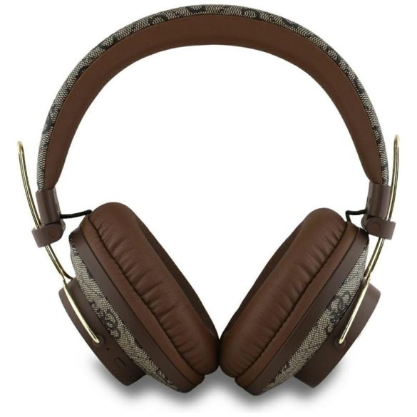 Guess GUBHS72P4FC4MW Metal 4G Logo Bluetooth vezeték nélküli fejhallgató ENC - barna