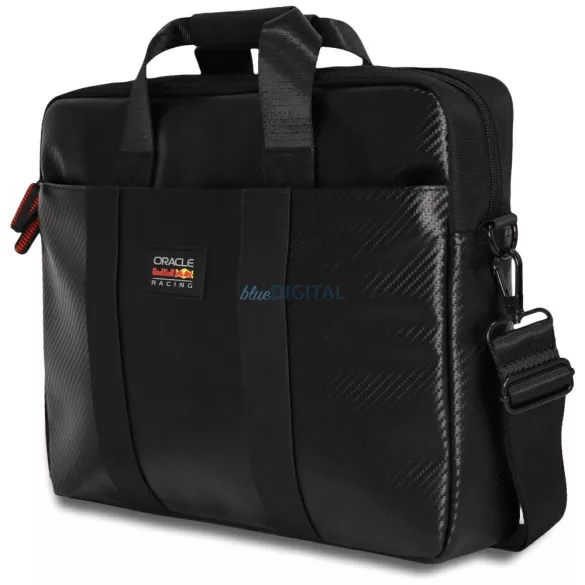 piros Bull Carbon 16" fekete laptop táska