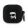 Karl Lagerfeld KLA4RUNIKK Silicone Karl Head 3D tok AirPods 4 - fekete