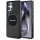 Tok AMG Transparent Rhombs MagSafe tok Samsung Galaxy S25 Ultra, fekete