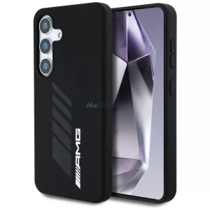 Tok AMG Oversize Rhombs MagSafe tok Samsung Galaxy S25, fekete