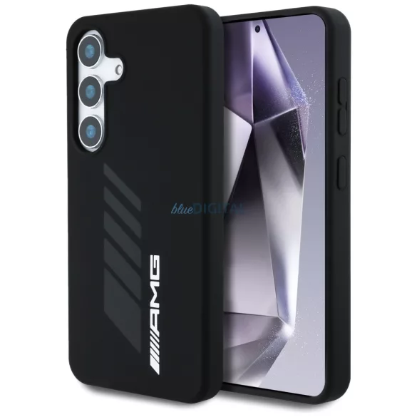 Tok AMG Oversize Rhombs MagSafe tok Samsung Galaxy S25, fekete