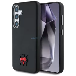 DKNY Leather Heart of NY tok Samsung Galaxy S25, fekete