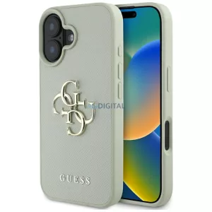 Tok Guess Grained Big 4G Logo Small     Classic Logo iPhone 16, zöld
